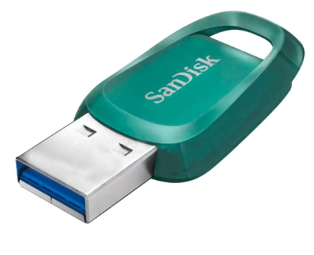  3.2 USB флеш накопитель SanDisk 256GB SDCZ96-256G-G46 Ultra Eco зелёный