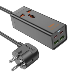 Сетевое зар. устр. Hoco AC10A 2USB/2C 65W чёрный