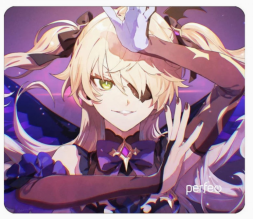 Perfeo Коврик для компьютерной мыши "Anime", Рис.14 (240*200*2 мм), ткань+резиновое основание