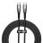  Кабель-зарядка Type-C на Type-C Glimmer Series 100W 2м CADH000801 чёрный