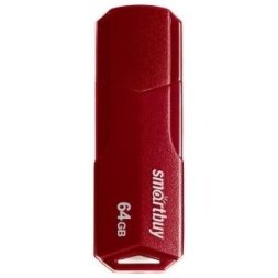 USB флеш накопитель Smartbuy 64GB Clue Burgundy (SB64GBCLU-BG)