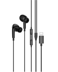 Стереонаушники Hoco M111 Pro с микрофоном Lightning черные