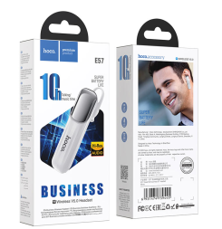 Bluetooth-гарнитура Hoco E57 BT5.0/10ч белая