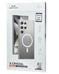 Накладка для Samsung Galaxy S24 Ultra Keephone X-Crystal MagSnap Ultra Durable прозрачный