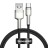  Usb Кабель-зарядка TYPE-C Baseus Cafule Series Metal Data Cable 1м (CAKF000101) 66W черный