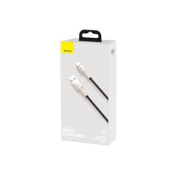 Usb Кабель-зарядка TYPE-C Baseus Cafule Series Metal Data Cable 1м (CAKF000101) 66W черный