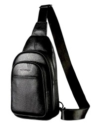 Кожаная сумка Tanjiezhe YG-012 черная