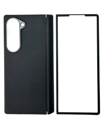  Накладка для Samsung Galaxy Z Fold 6 карбон MagSafe чёрный