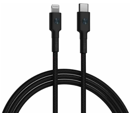  Usb Кабель-зарядка ZMI Type-C на Lightning 1м 2A AL873K черный