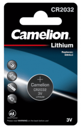 Литиевый элемент питания Camelion CR2032/BP1  Lithium