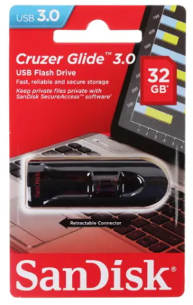  USB флеш накопитель SanDisk CZ60 Cruzer Glide 32GB (SDCZ600-032G-G35)