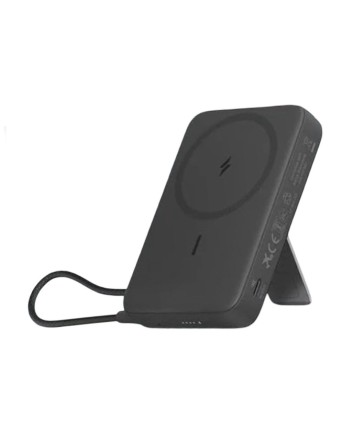  Powerbank с беспроводной зарядкой Anker Zolo (A1685) 10000mAh 30W 1USB/1C с проводом Type-C черный