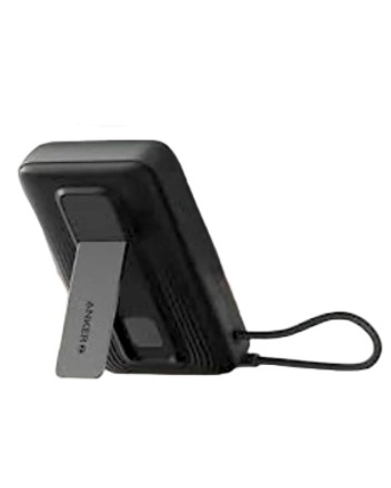  Powerbank с беспроводной зарядкой Anker Zolo (A1685) 10000mAh 30W 1USB/1C с проводом Type-C черный