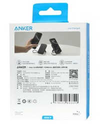 Powerbank с беспроводной зарядкой Anker Zolo (A1685) 10000mAh 30W 1USB/1C с проводом Type-C черный