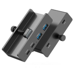 USB-С хаб Orico HCL-2A2C USB3.2x2/USB-Cx2 черный