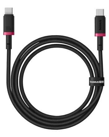  Кабель-зарядка Type-C на Type-C Baseus Dura Series 100W 2м P10377803U01-03 красно-чёрный