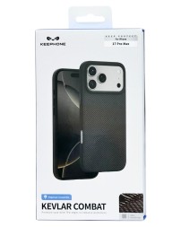 ΠΠ°ΠΊΠ»Π°Π΄ΠΊΠ° Π΄Π»Ρ i-Phone 17 Pro Max Keephone Kevlar Combat MagSnap ΡΡΡΠ½ΡΠΉ