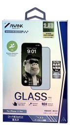 Защитное стекло i-Phone 17 Pro 6.3" Anank 10X Reinforced 2.5D Corning Gorilla черное