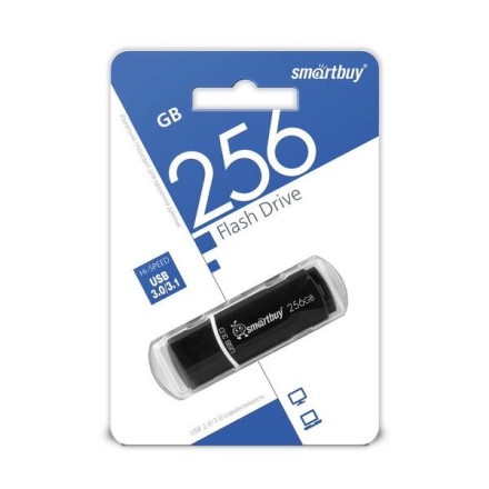  3.0 USB флеш накопитель Smartbuy 256 GB Crown Black (SB256GBCRW-K)