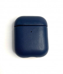 Кожаный чехол для AirPods 1/2 K-DOO LuxCraft синий