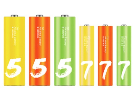  Батарейки ZMI Rainbow ZI5 тип AA 12 шт. + ZI7 тип AAA 12 шт цветные