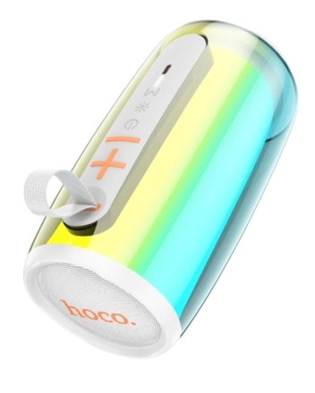  Bluetooth колонка Hoco Colorful TWS Speaker HC8 BT5.0/1800mAh/4ч/10Вт/TF/FM/USB/AUX белая