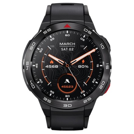  Умные часы Mibro GS Pro (XPAW013) c русским языком + 2 ремешка черные