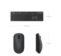 Клавиатура и мышка беспроводная Xiaomi Wireless Set 2 WXJS02YM черный