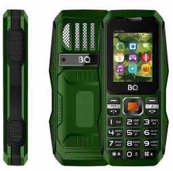 Мобильный телефон BQ Tank Mini (BQ-1842) 1.77&quot;/128x160/1200mAh/Micro-SIM/2G/MicroSD до 16GB зеленый