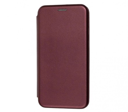 Чехол-книжка Samsung Galaxy A53 Fashion Case кожаная боковая бордовая