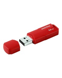 USB флеш накопитель Smartbuy 64GB Clue Red (SB64GBCLU-R)