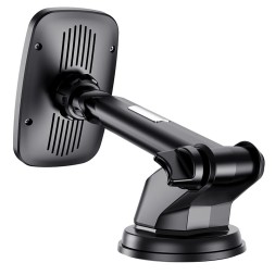 Держатель c беспроводной зарядкой на торпеду/воздуховод Borofone BH35 15W магнитный черный