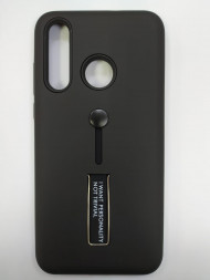 Накладка для Huawei Nova 4 пластик матовый с держателем для пальца
