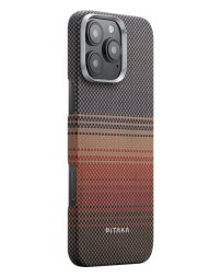 Накладка для i-Phone 16 Pro 6.3&quot; Pitaka Tactile Woven case (Sunset)