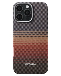 Накладка для i-Phone 16 Pro 6.3&quot; Pitaka Tactile Woven case (Sunset)