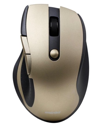  Мышь беспроводная Smartbuy 508AG USB/DPI 800-1200-1600/6 кнопок/1AA золотая (SBM-508AG-GD)