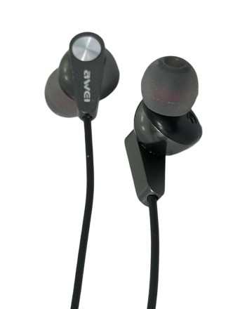  Стереонаушники Awei PC-21T с микрофоном Type-C 1.2м черные