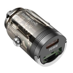 Автомобильное заряд. устр. Borofone BZ29A 1USB/1C 36W черное