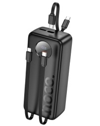 Powerbank Hoco J132B 30000mAh 1USB/1C с кабелем Type-C/Lightning черный