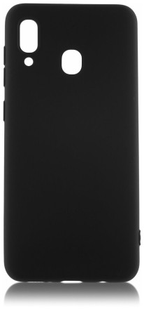  Накладка для Samsung Galaxy A30 Silicone cover черная