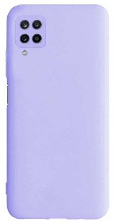  Накладка для Samsung Galaxy A12 Silicone cover лаванда