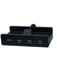 USB-С хаб Orico HCL-4C USB-Cx4 USB 3.2 черный