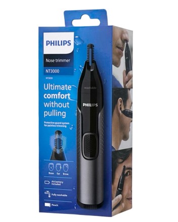  Триммер Philips Nosetrimmer NT3000 NT3650/16 черный