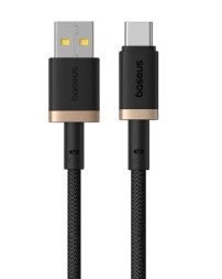 Usb Кабель-зарядка TYPE-C Baseus Dura Series 60W 2м (P10377802U01-02) черно-золотистый