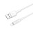  Usb Кабель-зарядка Lightning Hoco X25 Soarer 2A 1м силиконовый белый