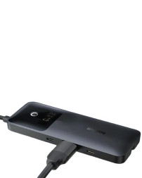 USB-C хаб Baseus Dual Fast Charging 6в1 2USB/HDMI/3USB-C (B00070902123-00) черный