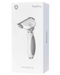 Расческа для груминга животных Pawbby Pet DE-shedding brush (MG-PCO001-GL) белая