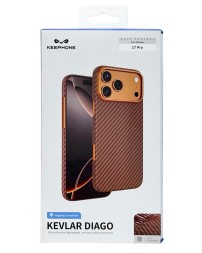 Накладка для i-Phone 17 Pro Keephone Kevlar Diago MagSnap оранжевый
