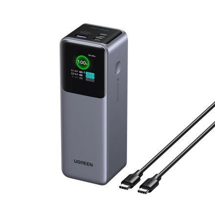  Powerbank Ugreen PB722 25000mAh 1USB/2C 200W серый