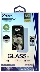 Защитное стекло i-Phone 17 Pro Max 6.9" Anank 10X Reinforced 2.5D Corning Gorilla черное